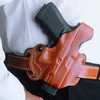 DESANTIS Thumb Break Right Hand Mini Slide for Glock 43 Tan